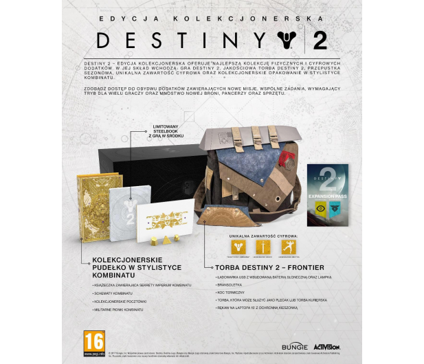 Activision DESTINY 2 Edycja Kolekcjonerska XBOX One - 1405975 - zdjęcie 2